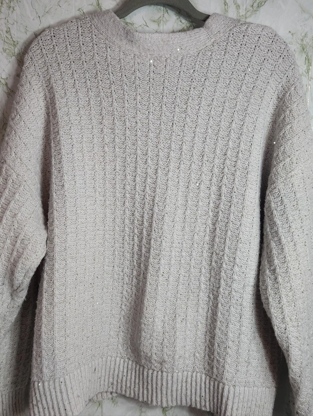 TIME AND TRU Sequin Accent Sweater - Picture 9 of 12
